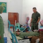 HUT Ke 72 TNI Kodim  Selayar Diwarnai Dengan Aksi Donor Darah