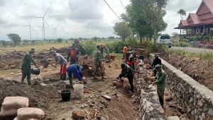 Dansatgas TMMD Jeneponto Genjot Pembangunan Infrastruktur