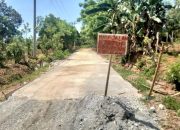 Diduga Proyek Siluman, Pembangunan Rabat Beton di Desa Tarabbi Tanpa Papan Informas