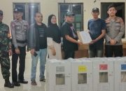 Pengembalian Kotak Hasil Suara ke Kantor Camat Petasia Dikawal Ketat