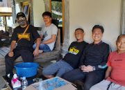 Terpilih di Pileg, Bangkit Sambangi Desa Kawata Temui Tim Pemenangannya