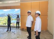 Bupati Morut Bersama PT SMI Tinjau Progres Pembangunan Gedung VIP RSUD Kodal
