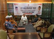 Siap Bertarung di Pilkada Lutim, Ibas Jalani Fit And Proper Test