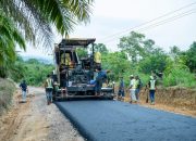 Hanya Dipemerintahan Delis – Djira Jalan di Desa Lanumor di Aspal