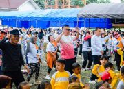 Kampanye Germas di Mamosalato, Bupati dan Wabup Morut ikut Senam Bareng Masyarakat