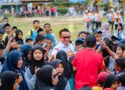 Hadiri Germas di Petbar, Bupati Delis Ajak Masyarakat Terapkan Pola Hidup Sehat