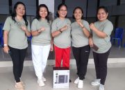 Aleg Fanny Tampake Salurkan Bantuan ke Gereja