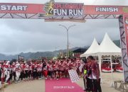 KPU Morut Ajak Masyarakat Tingkatkan Partisipasi di Pilkada Lewat Fun Run