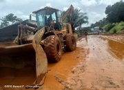 Jalan Poros Morut – Morowali Diterang Banjir Lumpur, Diduga Bersumber dari Lokasi Perusahaan?