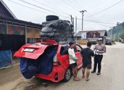 Hari Ke 7 Ops Tinombala, Sat Lantas Polres Morowali Utara Jaring Puluhan Mobil Omprengan dari Sulsel
