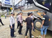 Jelang Mudik Lebaran, Agen PO Adhi Putra Beteleme di Sidak, Sopir di Tes Urine