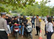 Kapolres Morowali Utara Cek Situasi Arus Mudik di Pelabuhan Feri Kolonodale