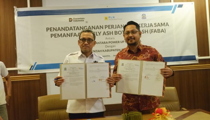 Pemkab Jeneponto dan PLN Nusantara Power UP Punagaya Teken MoU Pemanfaatan FABA untuk Pembangunan Berkelanjutan