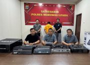 Polres Morowali Utara Tangkap Pencuri Sound System di Gereja Bahtera Korobonde