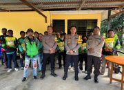 Ajak Jaga Kamtibmas, Polres Morowali Utara Silaturahmi Bareng Komunitas Ojek