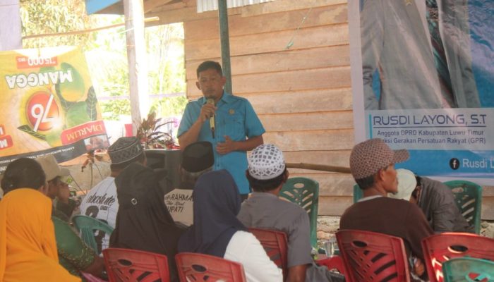 Warga Keluhkan Masalah Infrastruktur saat Reses Anggota DPRD Luwu Timur Rusdi Layong di Parumpanai