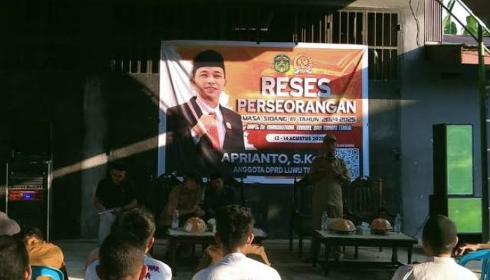 Temu Konstituen di Tomoni, Legislator Hanura DPRD Luwu Timur Aprianto Serap Aspirasi Warga