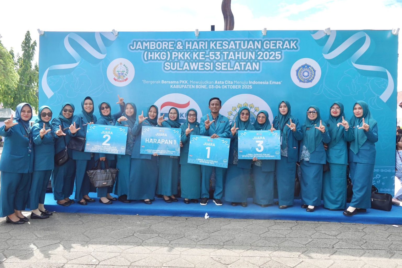 TP PKK Lutim Raih Empat Juara Pada HKG PKK Ke-53 Tingkat Sulsel - Input Rakyat
