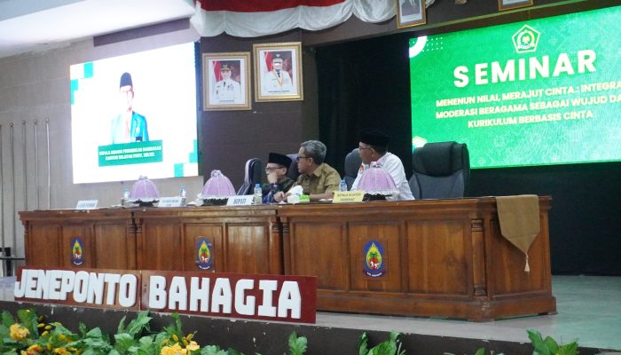 Bupati Jeneponto Buka Seminar Pendidikan Kemenag