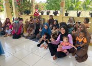 Kades Sindu Agung Saksikan Langsung Pemberian Makanan Bergizi bagi Anak Terindikasi Stunting