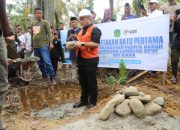 Bupati Irwan Lakukan Groundbreaking Pabrik Gabah BUMDesma, Tanda Program Pandu Juara Mulai Berjalan