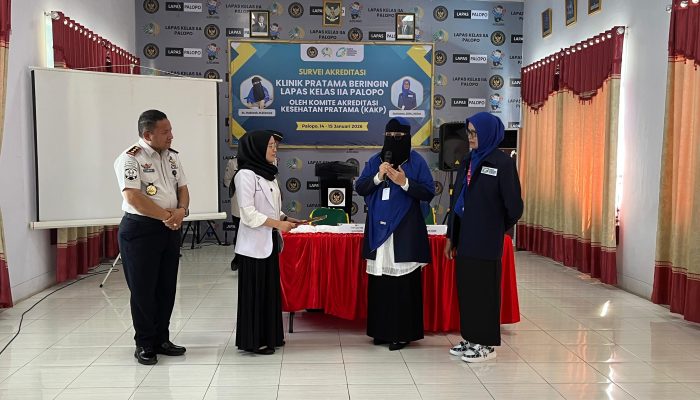 Pastikan Warga Binaan Dapat Pelayanan Sesuai Standar, Lapas Palopo Ikuti Survei Akreditasi
