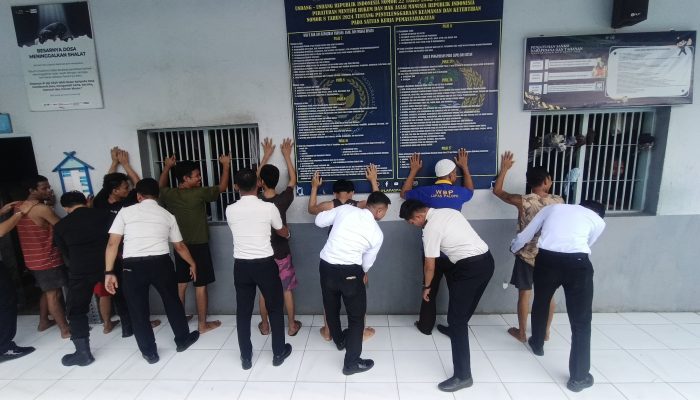 Lapas Palopo Sisir Kamar Hunian, Narkoba dan Ponsel Jadi Sasaran Utama
