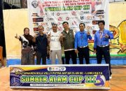 Plt Kadis Parmudora Lutim Tutup Turnamen Sumber Alam Cup III, PBVSI Palopo Juara