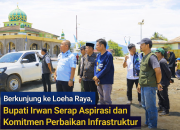 Berkunjung ke Loeha Raya, Bupati Irwan Serap Aspirasi: Komitmen Perbaikan Infrastruktur