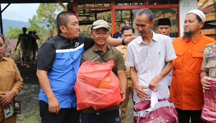 Warganya Tertimpa Musibah Kebakaran, Bupati Irwan Janji Percepat Pembangunan Rumah Korban