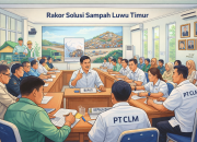 Bupati Lutim Pimpin Rakor Solusi Sampah, PT CLM Siap Ambil Peran