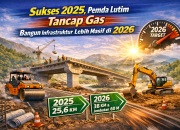 Sukses 2025, Pemda Lutim Tancap Gas Bangun Infrastruktur Lebih Masif di 2026