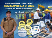 Distransnaker Lutim Cetak SDM Siap Kerja di 2025, Tahun Ini Kembali Gaspol