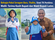 Bahagia Pakai Seragam Baru, Thalita, Siswi TK Pembina Malili: Terima Kasih Bupati dan Wakil Bupati Lutim