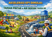 Akselerasi KP1 Dimulai: PUPR Lutim Fokus Bangun Taman Pintar dan Air Bersih Tahun Ini