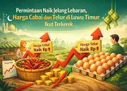 Permintaan Naik Jelang Lebaran, Harga Cabai dan Telur di Luwu Timur Ikut Terkerek
