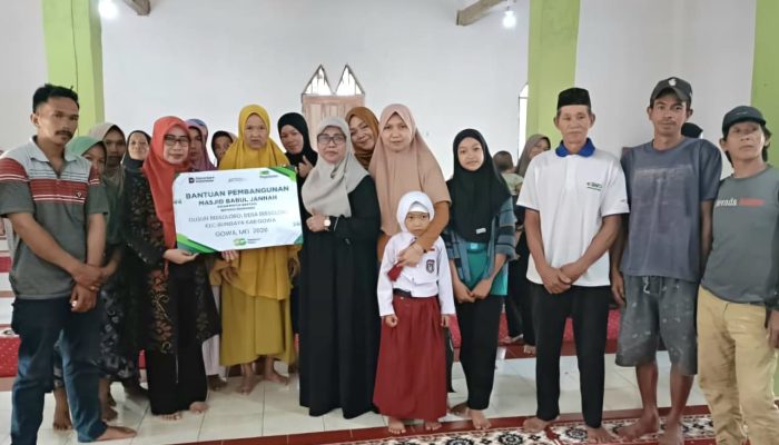 PT Pegadaian Kanwil VI Sulselbarra Maluku Salurkan Bantuan Renovasi Masjid Babul Jannah di Bissoloro Kabupaten Gowa