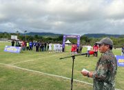 Semarak HUT Lutim ke-23 Tahun, Ramadhan Pirade Buka Turnamen Sepak Bola Bupati Cup