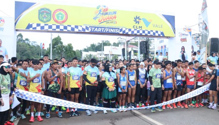 3.000 Pelari Ikuti Fun Run Juara, Bupati Luwu Timur Beri Bonus Ganda