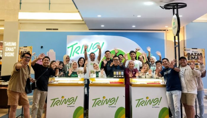 Ring It Up Pegadaian Area Makassar 1 Hadir di Mall Ratu Indah, Ajak Masyarakat Berinvestasi Emas Melalui Aplikasi Tring!