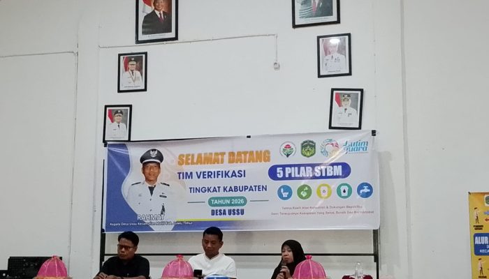 Menuju Desa Sehat dan Bebas Penyakit, Ussu Diverifikasi Tim STBM Luwu Timur