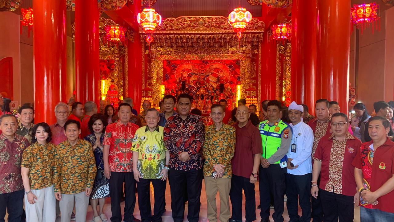 Ket : Peresmian Cetiya Zheng An Kong