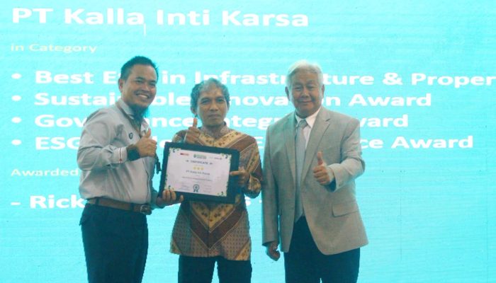 PT Kalla Inti Karsa Raih Empat Penghargaan Indonesia Sustainability Award 2026, Tegaskan Komitmen Hadirkan Properti Komersial Berkelanjutan