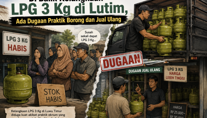 Di Balik Kelangkaan LPG 3 Kg di Lutim, Ada Dugaan Praktik Borong dan Jual Ulang