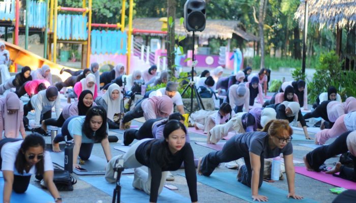 BWP Nature Yoga Kembali Digelar, Wujud KomitmenBugis Waterpark Adventure Mendukung Gaya Hidup Sehat dan Aktif