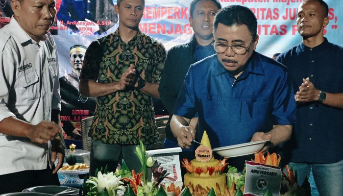 HUT Pertama IJS Majene, Bupati Andi Achmad Syukri: Pers Berintegritas Pilar Penting Demokrasi
