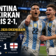 Argentina Singkirkan Inggris 2-1, Tiket Final Piala Dunia 2026 Digenggam