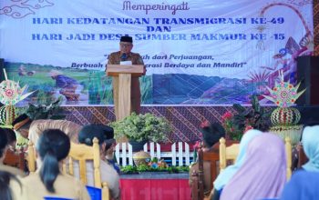 49 Tahun Kedatangan Transmigrasi di Sumber Makmur, Pemerintah Puji Kemajuan dan Kerukunan Warga