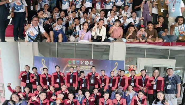 Tim Paduan Suara Pria Lutim Raih Medali Gold pada Pesparawi Nasional XIV di Manokwari