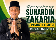 Dipercaya Warga Lagi, Suhardin Zakaria Kembali Pimpin Desa Onepute